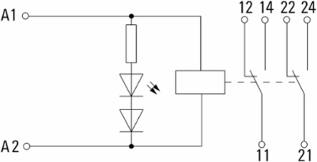 RCI Relay Module, 115V AC, 2 CO Contacts, 8A Continuous Current, Screw Connection