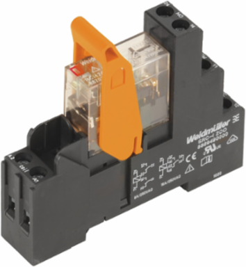 RCI Relay Module, 115V AC, 2 CO Contacts, 8A Continuous Current, Screw Connection
