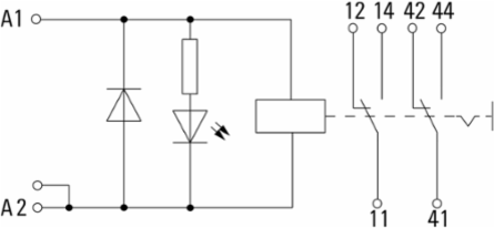 RCM Relay Module, 24V DC, 2 CO Contacts, 12A Continuous Current, 27.2mm Width