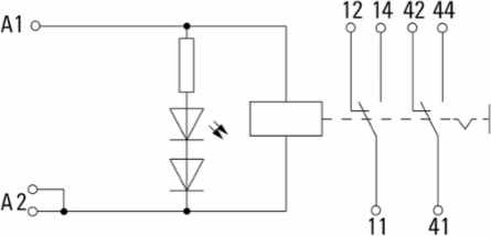 RCM Relay Module, 2 CO Contacts, 12 A, 115 V AC, Screw Connection