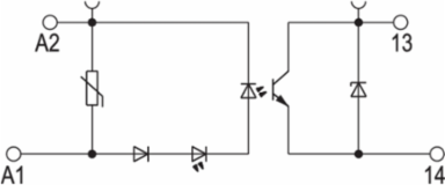 TERMOPTO Solid-State Relay, 1 NO Contact, 24V DC, 0.1A, IP20