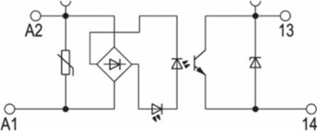 TERMOPTO Solid-State Relay 1 NO Contact 230V AC 5-48V DC 100 mA