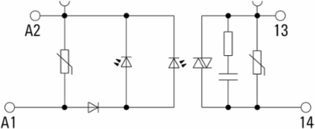 TERMOPTO Solid-State Relay 1 NO Contact, 5V DC Control, 24-230V AC Switching