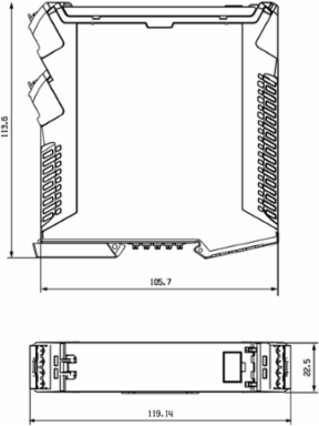 ACT20 Feed-In Power Supply Module, 24V DC Output, 4A Max Current, Screw Connection