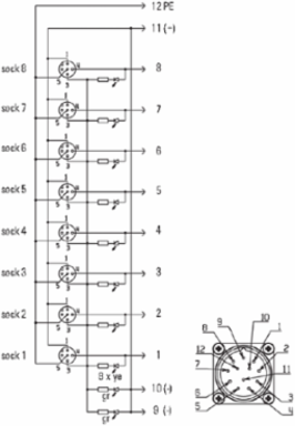 SAI-4-S 4P M12