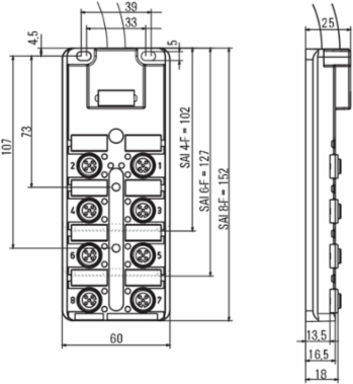 SAI-4-F 4P PUR 20M