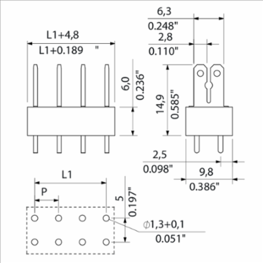 PCF 5.00/02/180 3.5SN OR BX