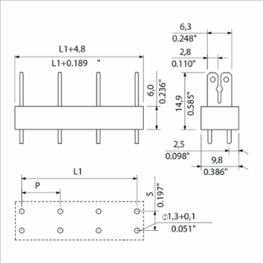 PCF 10.00/05/180 3.5SN OR BX