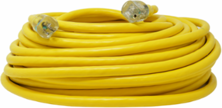 2689SW0002 - Southwire 2689SW0002 10/3 Extra Heavy-Duty 15-Amp SJTW High Visibility General Purpose Extension Cord with Lighted End, 100