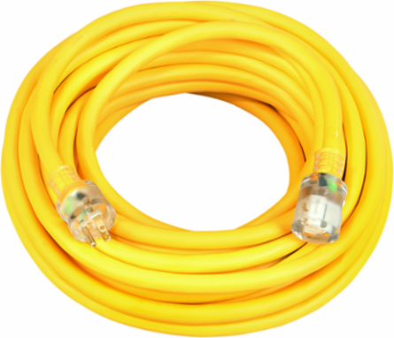 2689SW0002 - Southwire 2689SW0002 10/3 Extra Heavy-Duty 15-Amp SJTW High Visibility General Purpose Extension Cord with Lighted End, 100