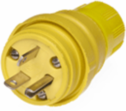 Watertite Extreme Plug, 2-Pole/3-Wire, NEMA 5-20, 125V, Cord Grip Body Size F2 1/2"