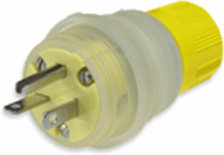 Watertite Extreme Monitoring Plug, 2 Pole/3 Wire, NEMA 5-20, 125V, Cord Grip Body Size F2