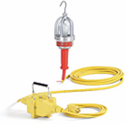 Haztex® Incandescent Hand Lamp 100W, 7.62m Cord Length, NEMA 4X
