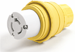 Watertite Extreme Connector, 2 Pole/3 Wire, NEMA L7-15, 277V, IP67, F2 1/2"