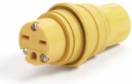 Watertite Extreme Connector, NEMA L6-15, 250V, 15A, IP67, Female