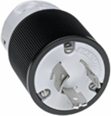 Safeway Plug with Locking Blade, 3 Pole/3 Wire, 250V, 20A
