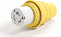 Watertite Connector, 4 Pole/4 Wire, Locking Blade, 208V, IP67