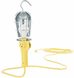 Safeway Hand Lamp, 1000 Lumens, 25 Ft Cord, Incandescent, Commercial Duty