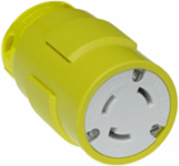 Super-Safeway Connector, 2 Pole/3 Wire, NEMA L5-30, 125V, 30A