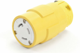Super-Safeway Connector, 2-Pole/3-Wire, NEMA L6-30, 250V, 30A