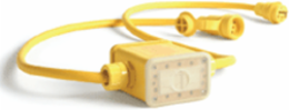 Watertite Multiple Outlet Box, NEMA 5-20, 1 Receptacle, 12/3 SOOW Cord, 6.0'