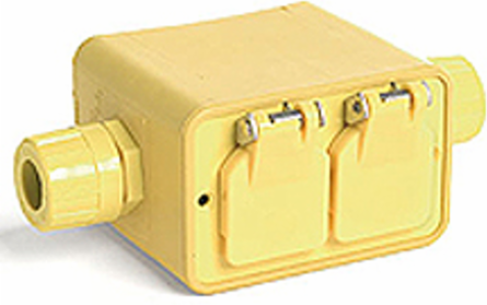 Super-Safeway Multiple Outlet Box, Extended Depth, 2-Sided, NEMA 4, 3/4 Inch