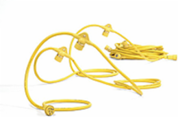 Super-Safeway Stringlight 200W 12/3 SOOW 15.24m (50.0') Length, 5 Sockets, NEMA 5-15