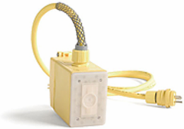 Super-Safeway GFCI Multiple Outlet Box, 1 NEMA 5-15 Duplex, 25.0' Cord
