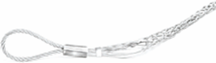 Heavy Duty Wire Mesh Slack Grip Cable, 18 Inch Mesh Length, Grit 3356.58kg