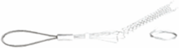 Medium Duty Wire Mesh Slack Grip Cable, Split Lace, Double Weave, Offset Eye, Medium Mesh Length 0.432m (17.00"), Approximate Break Strength 1859.73kg (4100 lbs)