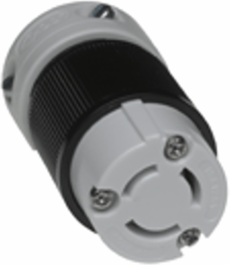 Safeway Connector 3 Pole/3 Wire Locking Blade 15A/125V 10A/250V