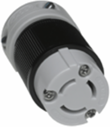 Safeway Connector 3 Pole/3 Wire Locking Blade 15A/125V 10A/250V