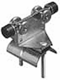 Standard Box Track System, Festoon End Clamp, 79.50mm (3.130") Height