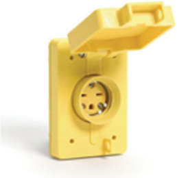 Watertite Receptacle, NEMA L7-15, 2 Pole/3 Wire, 277V, IP67