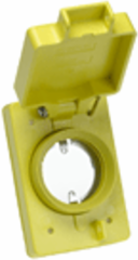 Watertite Replacement Covers, NEMA 5-15, Single 20A Locking, Polycarbonate