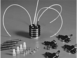 Aero-Motive® Silver Slip Ring Kit, 5A, 8 Conductors, Bore 22.23mm, 16 AWG