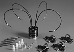 Aero-Motive Slip Ring Kit, 9 Conductors, 12 AWG, Bore 22.23mm, 30A, 600V